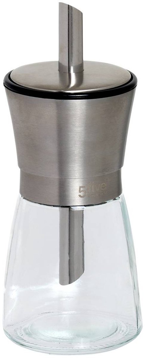 Suikerpot van glas en roestvrij staal NIXO