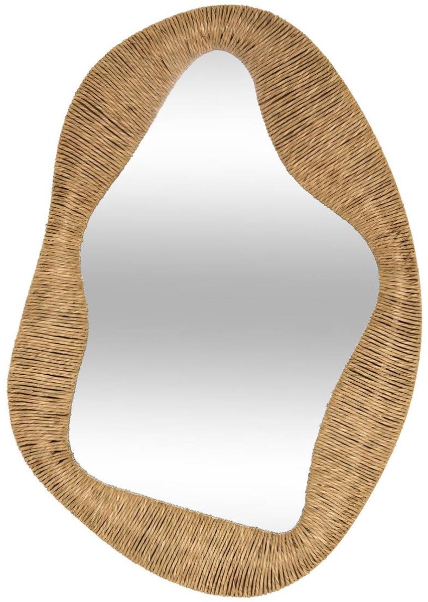 Miroir Sanoa ovale 4,5x96,5cm beige