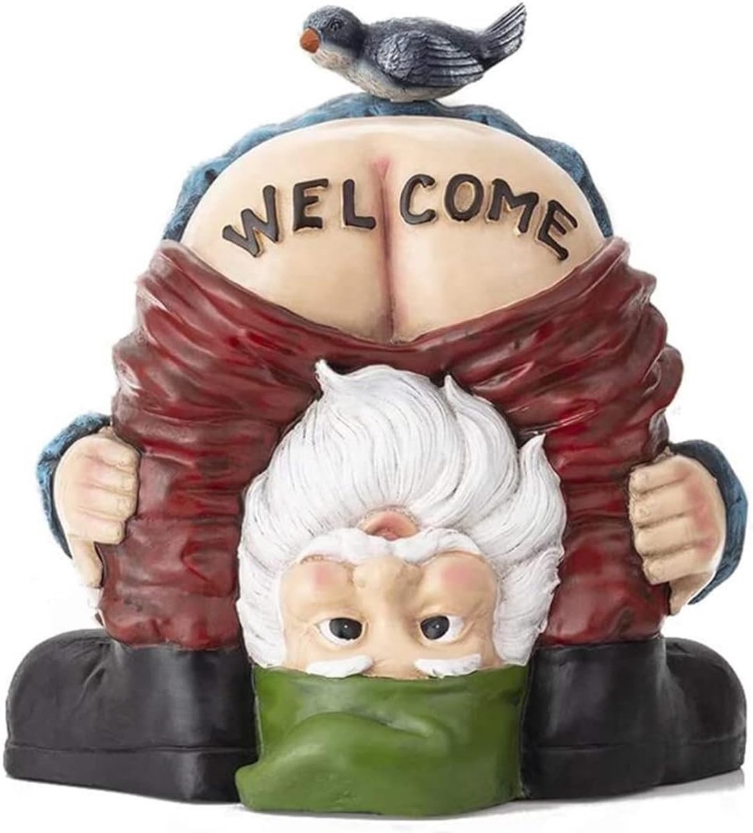 Garden Gnomes Ornamenten - Grappig Waterdicht Hars Tuinkabouter Standbeeld, grillige gazonornamenten voor tuin, terras, gazondecoraties