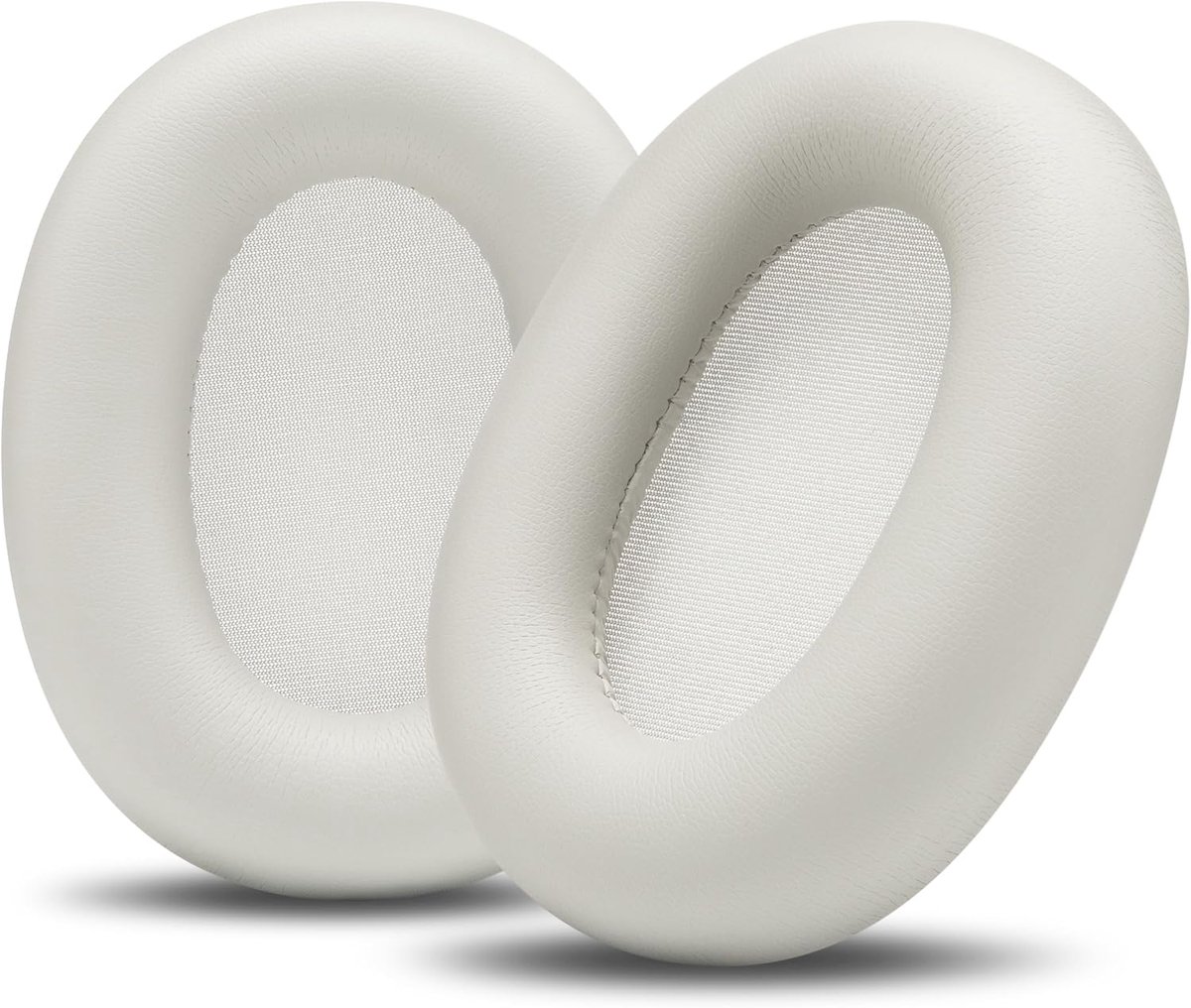 Oorkussens voor Sony WH-1000XM6 | Door Wicked Cushions | Verbeterd comfort, duurzaam PU-leer en geluidsisolatie | Platinum Silver