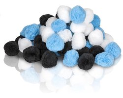 AQ503 - Aqualoon filtermedium, 3 kleuren (blauw, wit, zwart), 500 gr