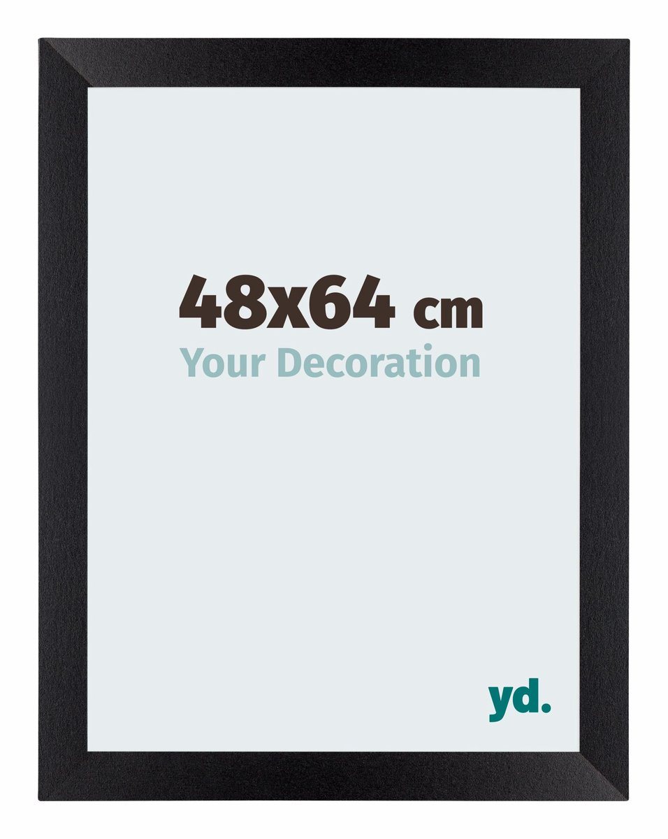 yd. Your Decoration - Fotolijst 48x64 cm - MDF - Zwart Mat - Mura