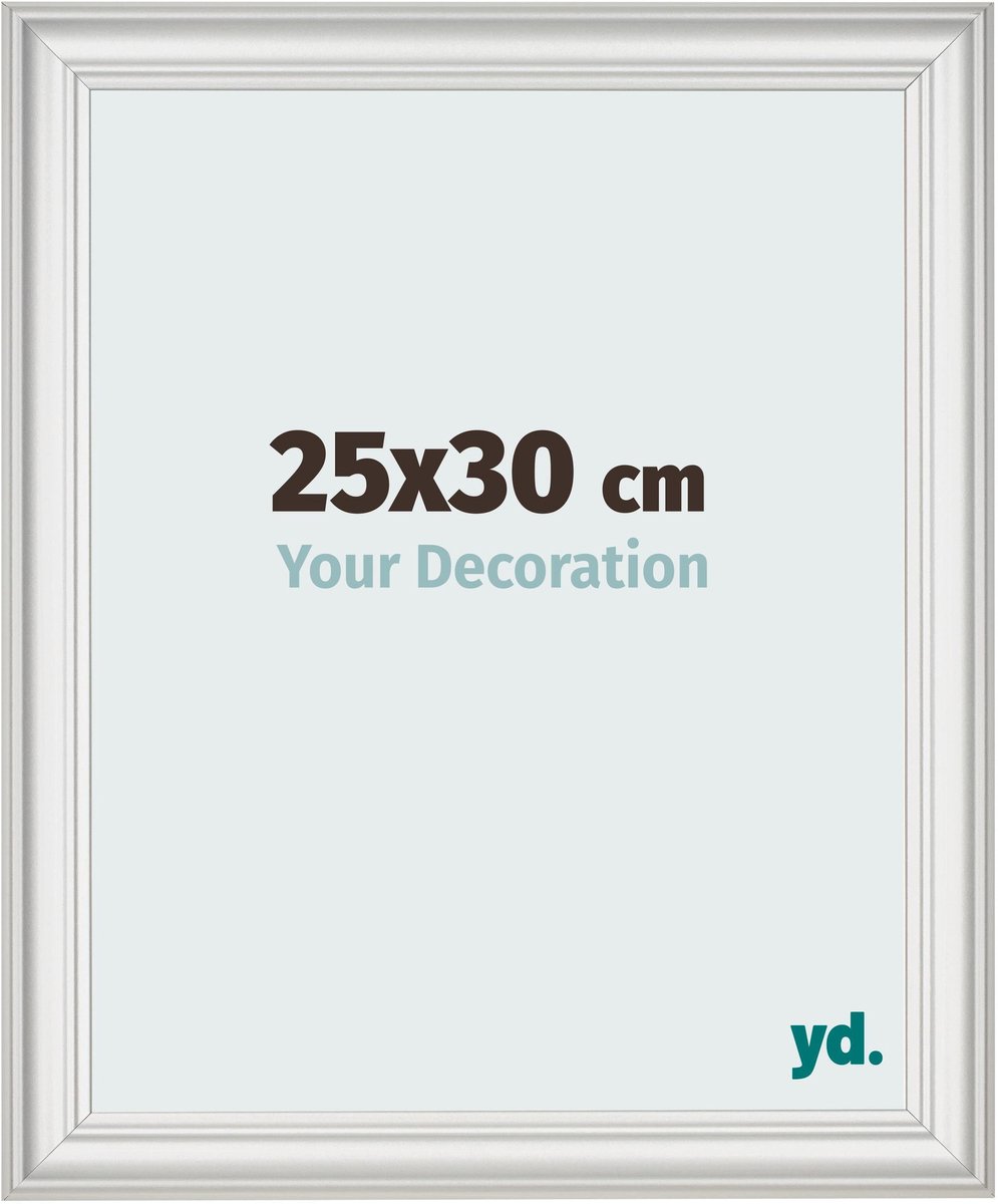 yd. Your Decoration - Fotolijst 25x30 cm - MDF - Wit Geveegd - Lazio