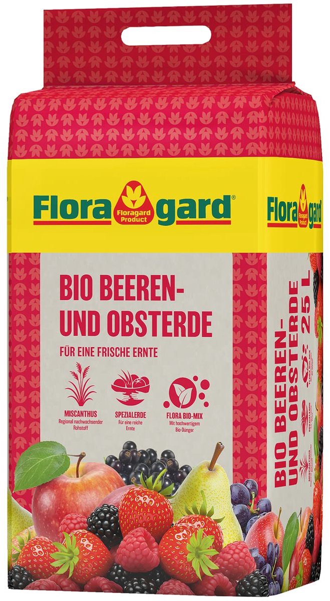 Floragard Bio bessen- en fruitaarde 25 liter