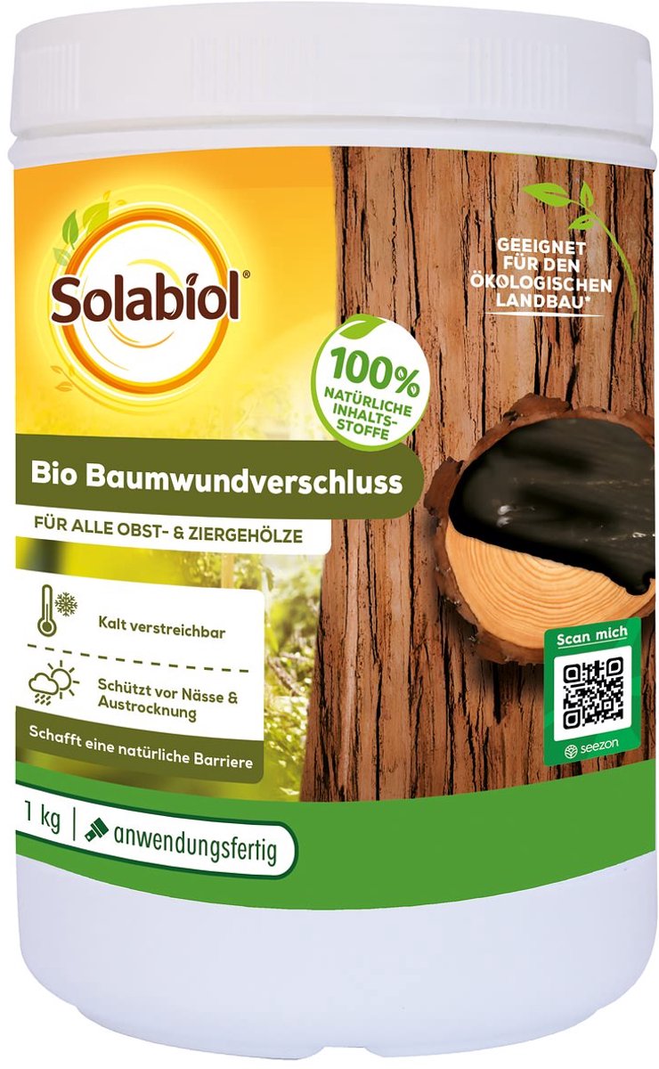 Solabiol Bio boomwondafdichting biologische boomverzorging 1 kg