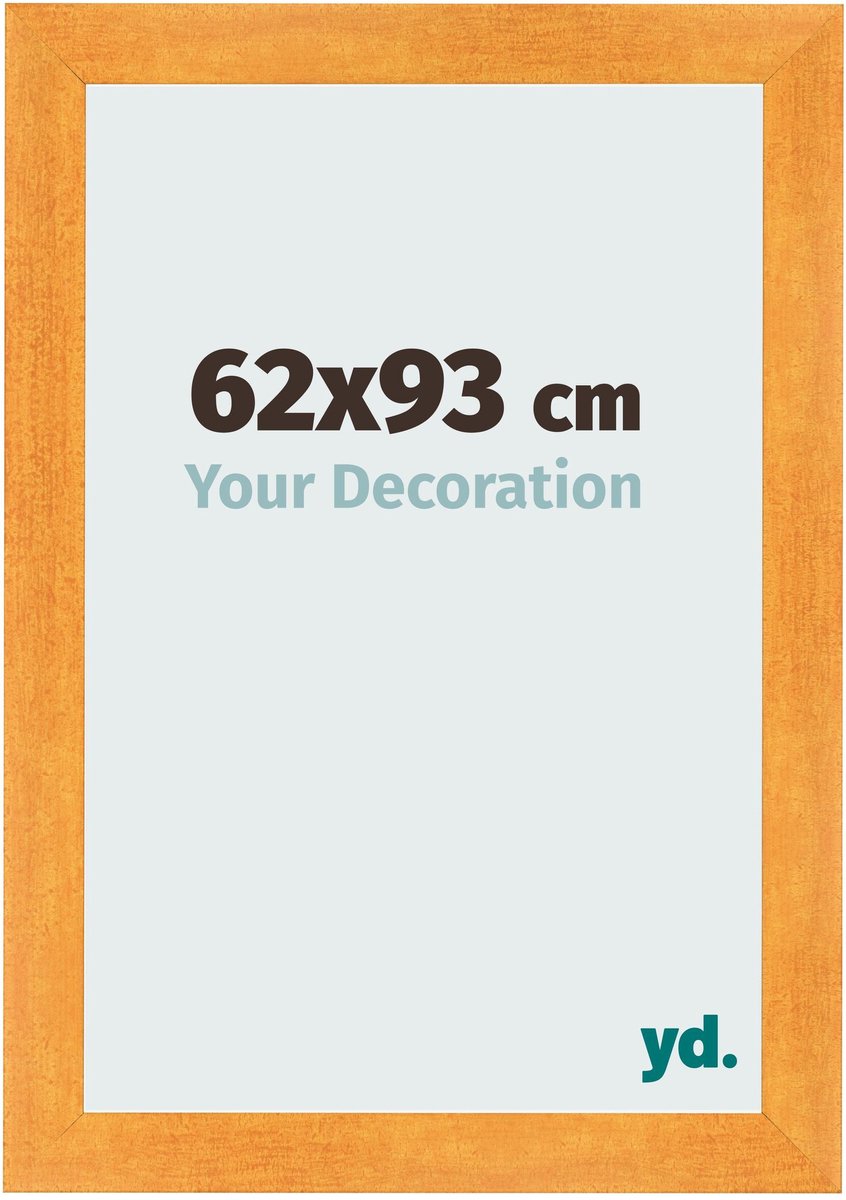 yd. Your Decoration - Fotolijst 62x93 cm - MDF - Oranje - Pisa