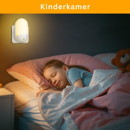 DYVNS® Stopcontact Lampje - Stekkerlamp Instelbare Helderheid - Stekker Lamp - Met Schemeringssensor - Wit van DYVNS® — afbeelding 3