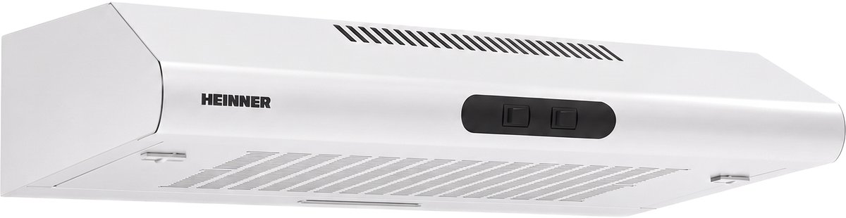 Heinner CH-MD200WH Onderbouw Afzuigkap 60 cm – 200 m³/u – 2 Standen – 1x 38 W Motor – 1x 1.5 W LED-Verlichting – 5 Jaar Garantie – Wit