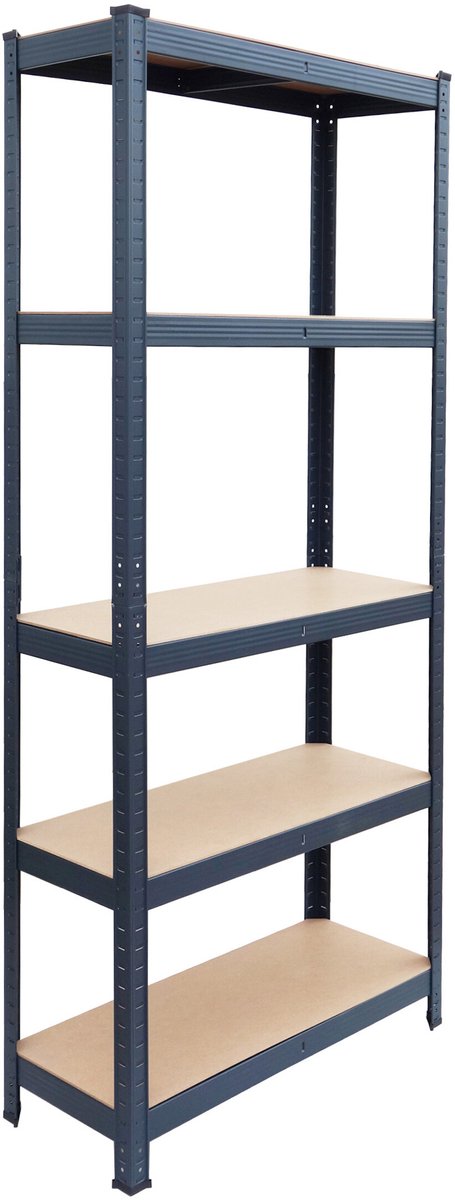 Stellingkast - 150x75x30 cm - 875 kg - antraciet