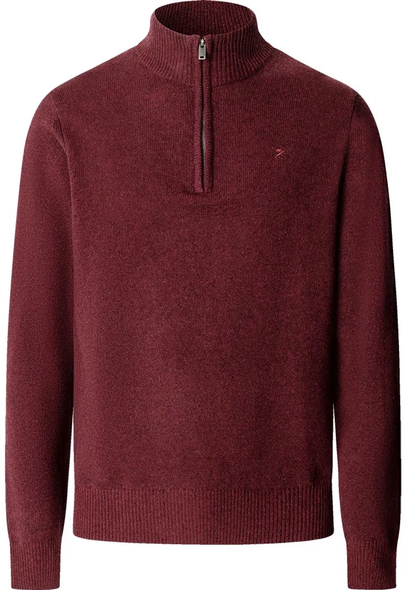 Hackett Hm7000286 Half Rits Trui Rood 2XL Man