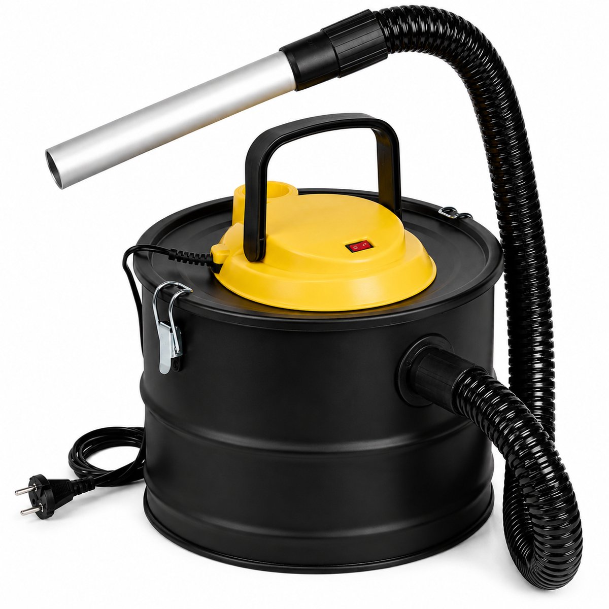 Asstofzuiger 1000W – 15L Metalen Reservoir – Zuig- en Blaasfunctie – Dubbele Filtratie – 230V