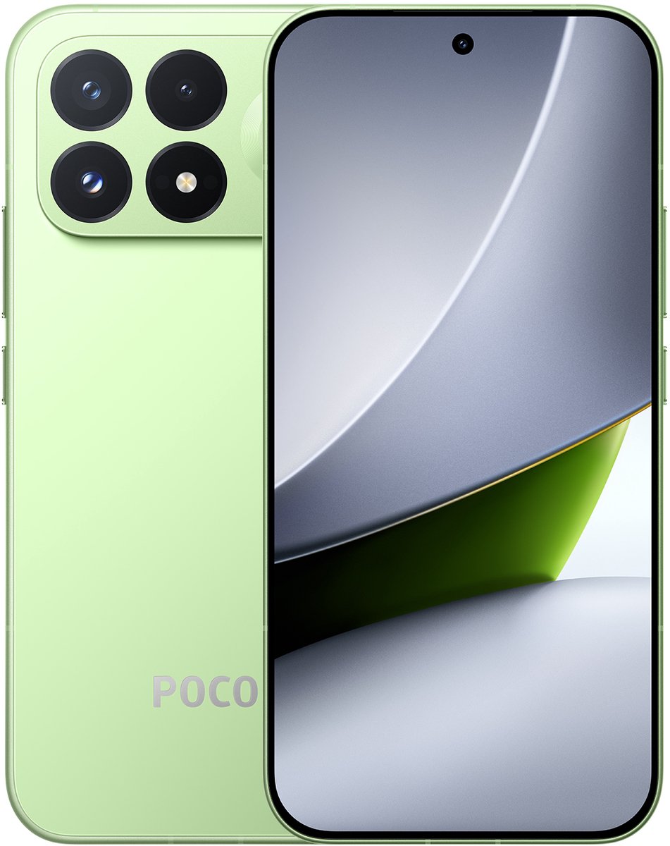 Xiaomi POCO F9 Pro - 12GB RAM - 256GB - Green - Snapdragon® 8 Elite Gen 5 Mobile Platform - 6,59-inch 185 Hz ultrahelder AMOLED display- 100 W bekabelde en 50 W draadloze HyperCharge
