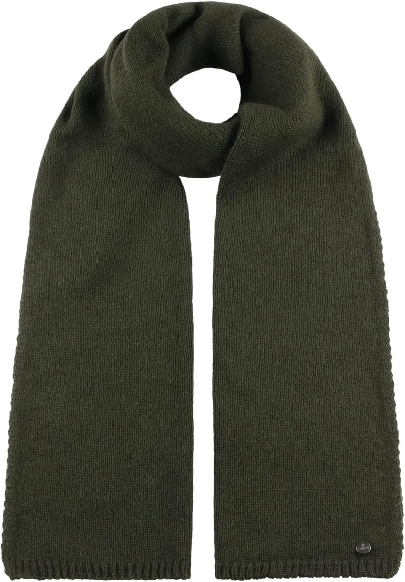 Gebreide Sjaal Merino Kasjmier - Gemeleerd - Unisex - Made in Germany