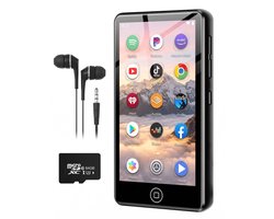 AGXOV MP3 Player Compatible with Bluetooth and WiFi, 4.02 Inch Touchscreen MP4 Music Player, MP3 Player Spotify - ShopVlot