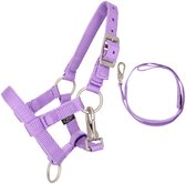 QHP - Halsterset Hobby Horse - Lila - LET OP! BETREFT ALLEEN HET HALSTER