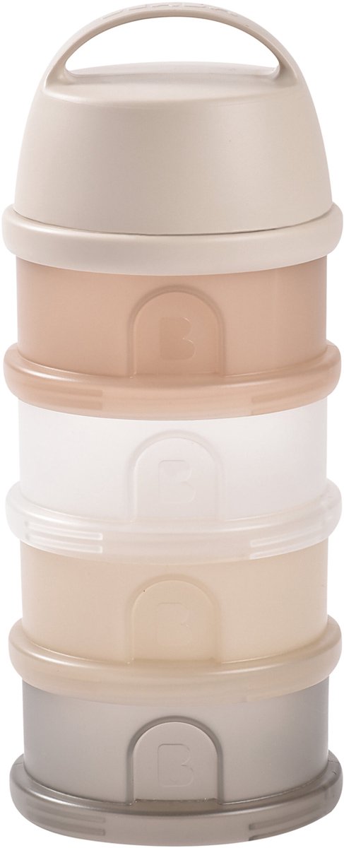 Béaba Melktoren - Baby Melkpoeder Doseerdoosjes - 4 Laagse Melkpoeder Toren - Babyvoeding Bewaarbakjes - BPA Vrije Poedertoren - Clay van Beaba — afbeelding 4