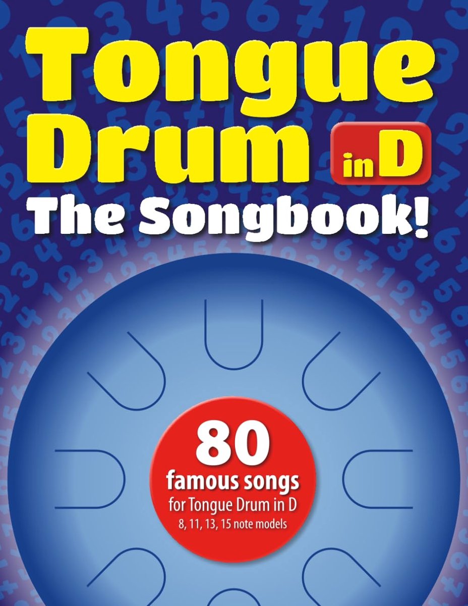 Tongue drum in D – 80 populaire nummers – speciaal gearrangeerd – eenvoudig te bespelen - ShopVlot