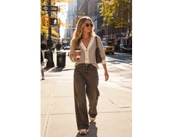 Cardigan, gestreept, One size