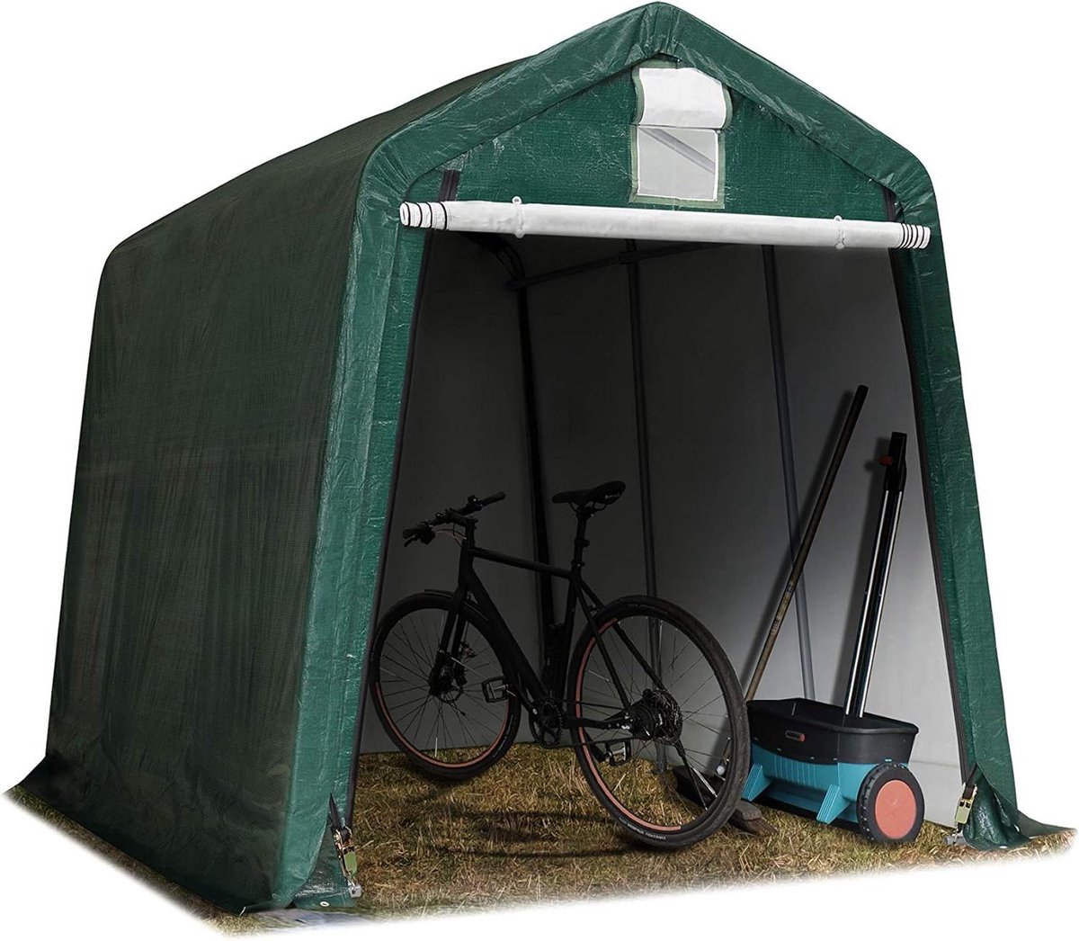 Garagetent Carport - Opslagtent - Bescherming Opslag - UV-bestendig Zeil - 36 x 24 m - Donkergroen