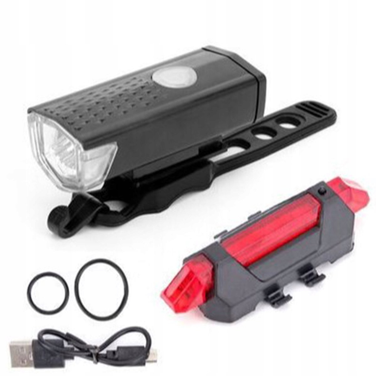 LED Fietsverlichting Set Voor & Achter - Veilig & Waterdicht