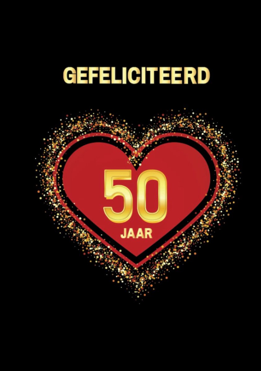 Gefeliciteerd 50 jaar: Gastenboek voor 50e verjaardag. Originele cadeau voor 50e-jarige. Handtekeningenboek voor - ShopVlot
