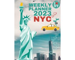 Weekly Planner 2023 NYC: Calendar for Organisation and Productivity / Wochenplaner für New York City Fans - ShopVlot
