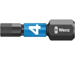 Wera Impaktor Bit 4,0 x 25 mm 1/4" Hex-Plus Diamant