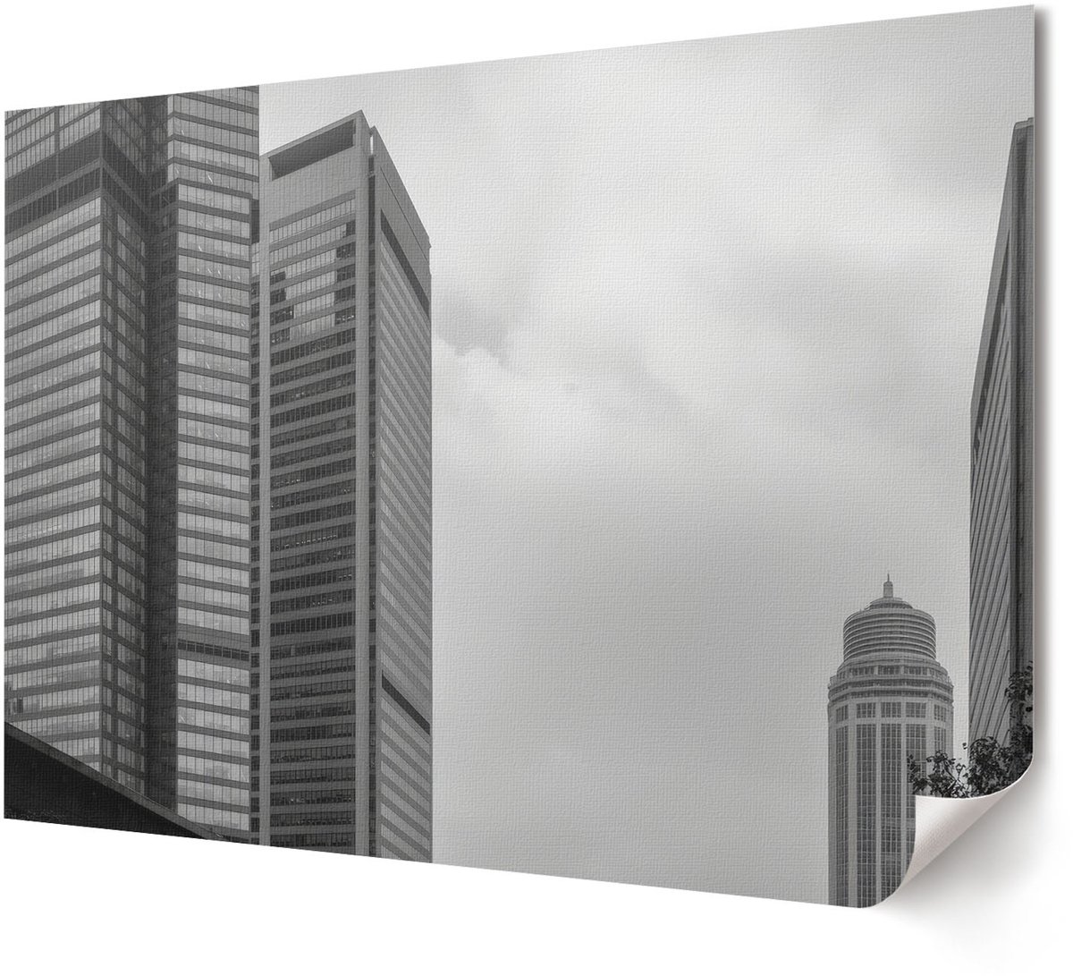Coloray Polycanvas Wandposter - Bauhaus-Stijl, Poster - A4 - Beige Patroon - Rechthoek - Interieurdecoratie - Woonkamer, Slaapkamer, Kantoor - Modern