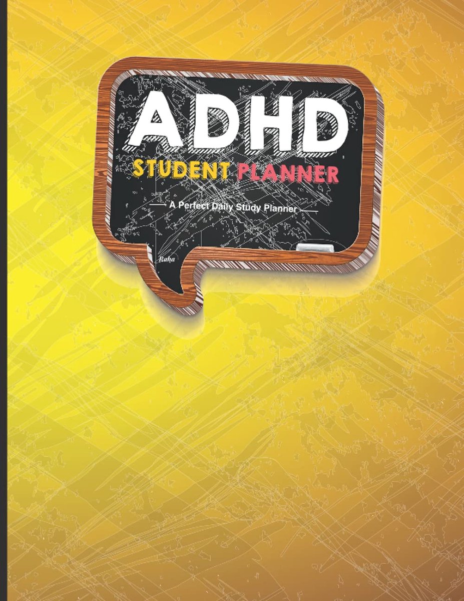 ADHD Student Planner: A Perfect Daily Study Planner : High school students planner, ADHD study planners and organizers - ShopVlot