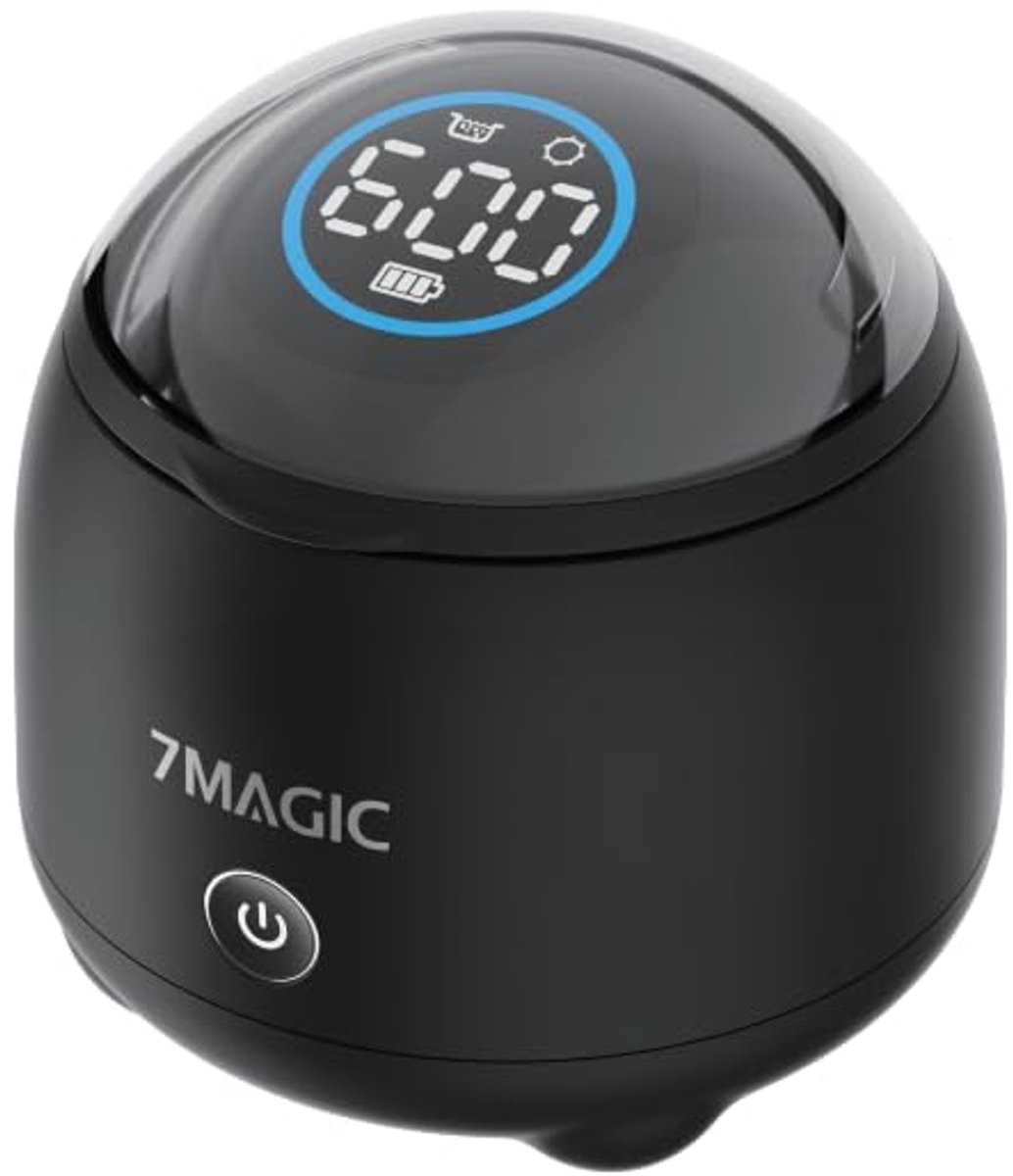 7MAGIC Ultrasone reiniger, 48 kHz diepe reiniging met UV-sterilisatie voor onzichtbare uitlijners, houders - ShopVlot