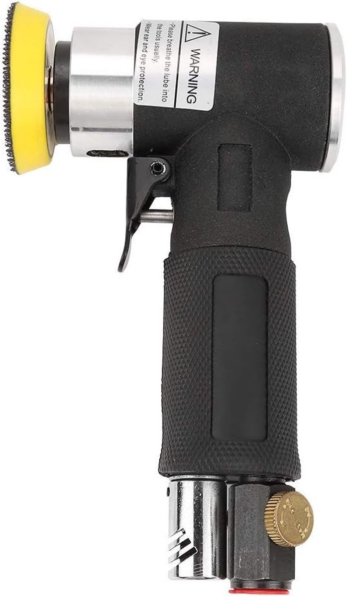 Mini Lucht Hoekslijper 90° Pneumatische Polisher met Schuurpad voor 2 Inch en 3 Inch Orbital Schuren en Polijsten met Samengeperste Lucht