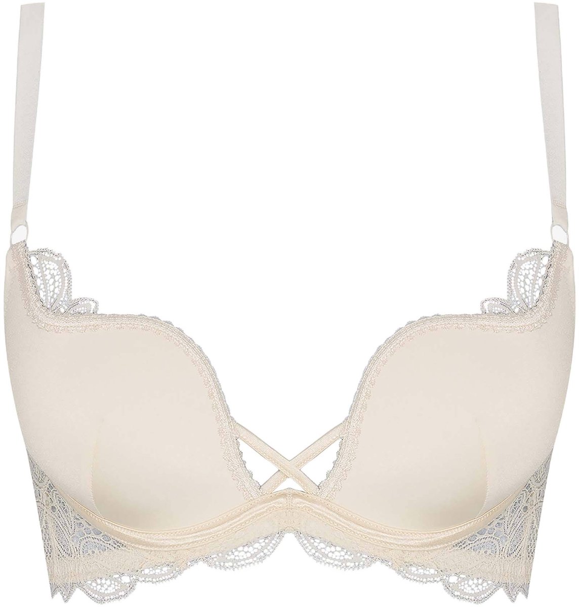 ESOTIQ Claudia - Push-upbeha - Ecru - 80C - Met beugels
