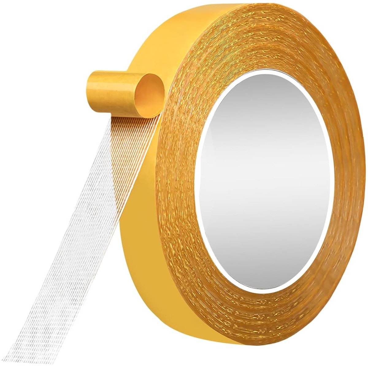 Extra sterke dubbelzijdige tape 15mm x 10m voor diverse toepassingen, ideaal voor bruiloften en tentoonstellingen