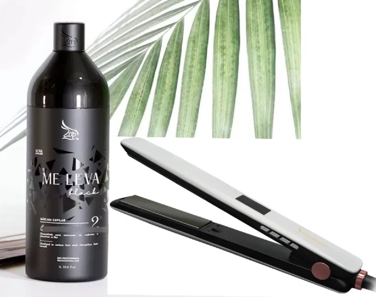 Mask progressiva Me Leva Keratine behandeling + Kemei Stijltang professioneel