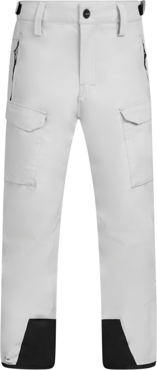 Brunotti Footraily-Cargo Skibroek Jongens Soft Ski Broek Fleece Lining 15K Waterproof Grijs