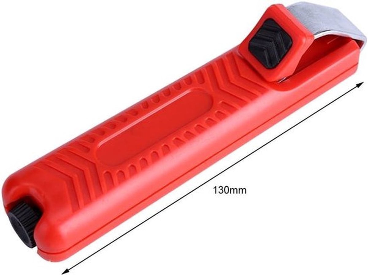 Mini striptang kabelsnijder krimptang voor PVC rubber kabel - nauwkeurige mantelverwijdering - multifunctioneel gereedschap