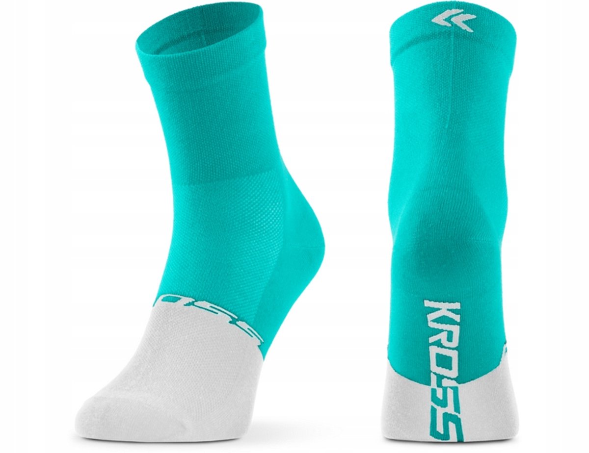 Kross Active Lady Mid Fietssokken Dames - Lazuurblauw