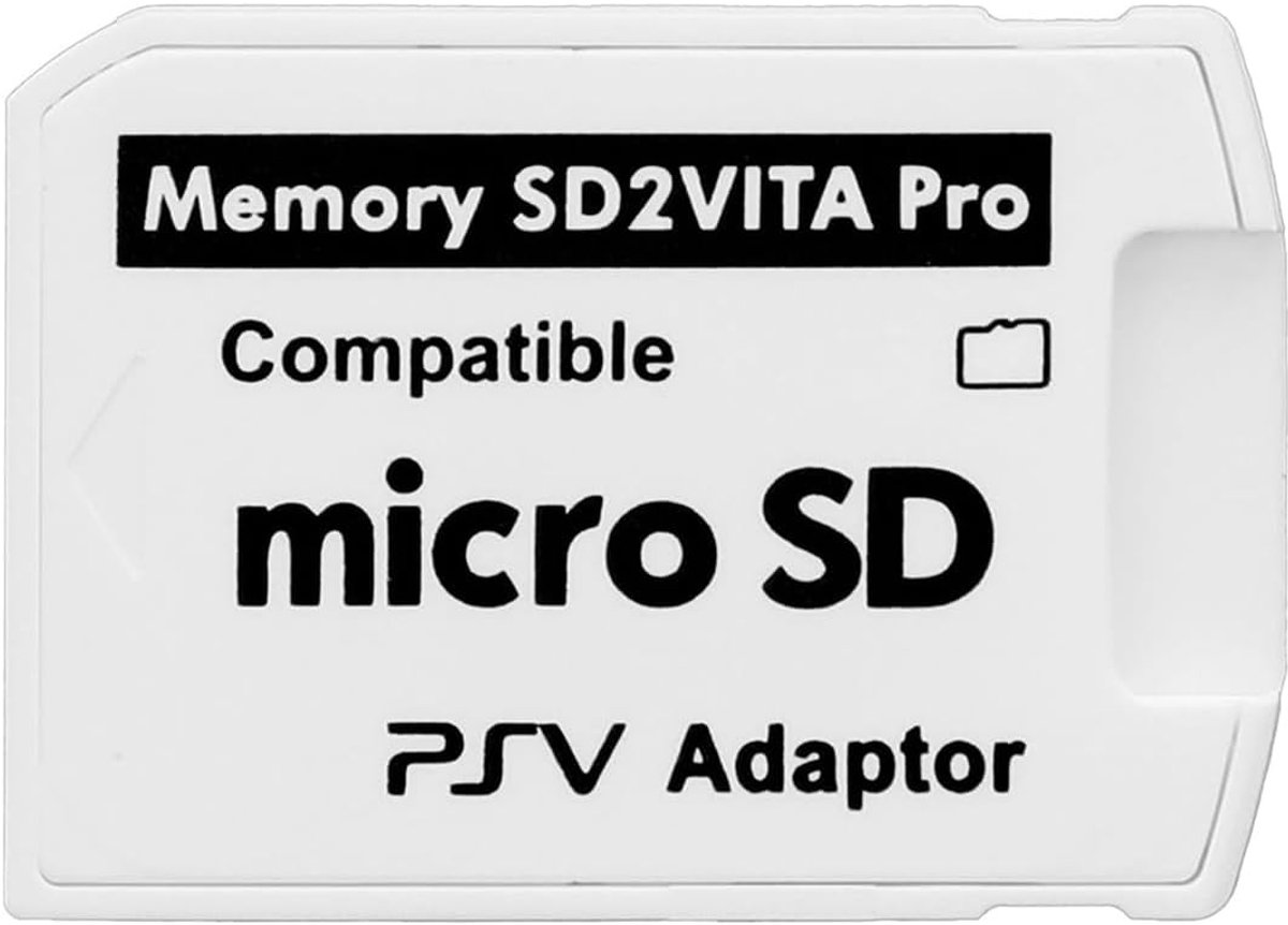 SD Geheugenkaart Adapter voor PS Vita 1000 2000 - Eenvoudige Installatie, Compatibel met HENkaku en Enso Systeem, Ideaal voor Gaming en Opslag