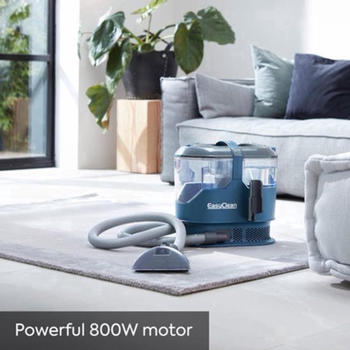 Tapijtreiniger – Vloerreiniger – Stofzuiger – Fleckenreiniger – Meubelreiniger – 800W Motor – Dual Tank Systeem