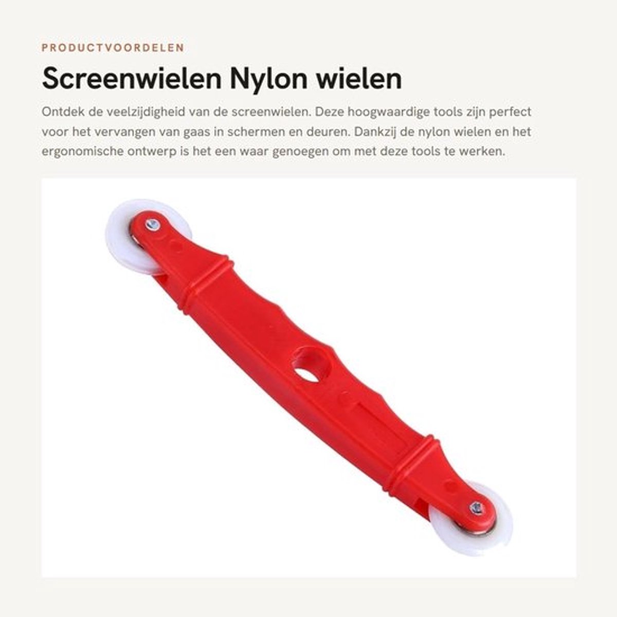 Dailygoods- Schuifdeurrollen Hoogwaardige Nylon - Gereedschap - Rollen - Deur