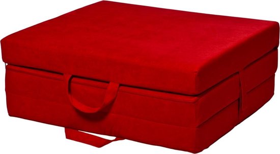 Uitstekend Aanvankelijk Okkernoot Opvouwbare matras, bed, foam 80x200x10cm - Rode | bol.com