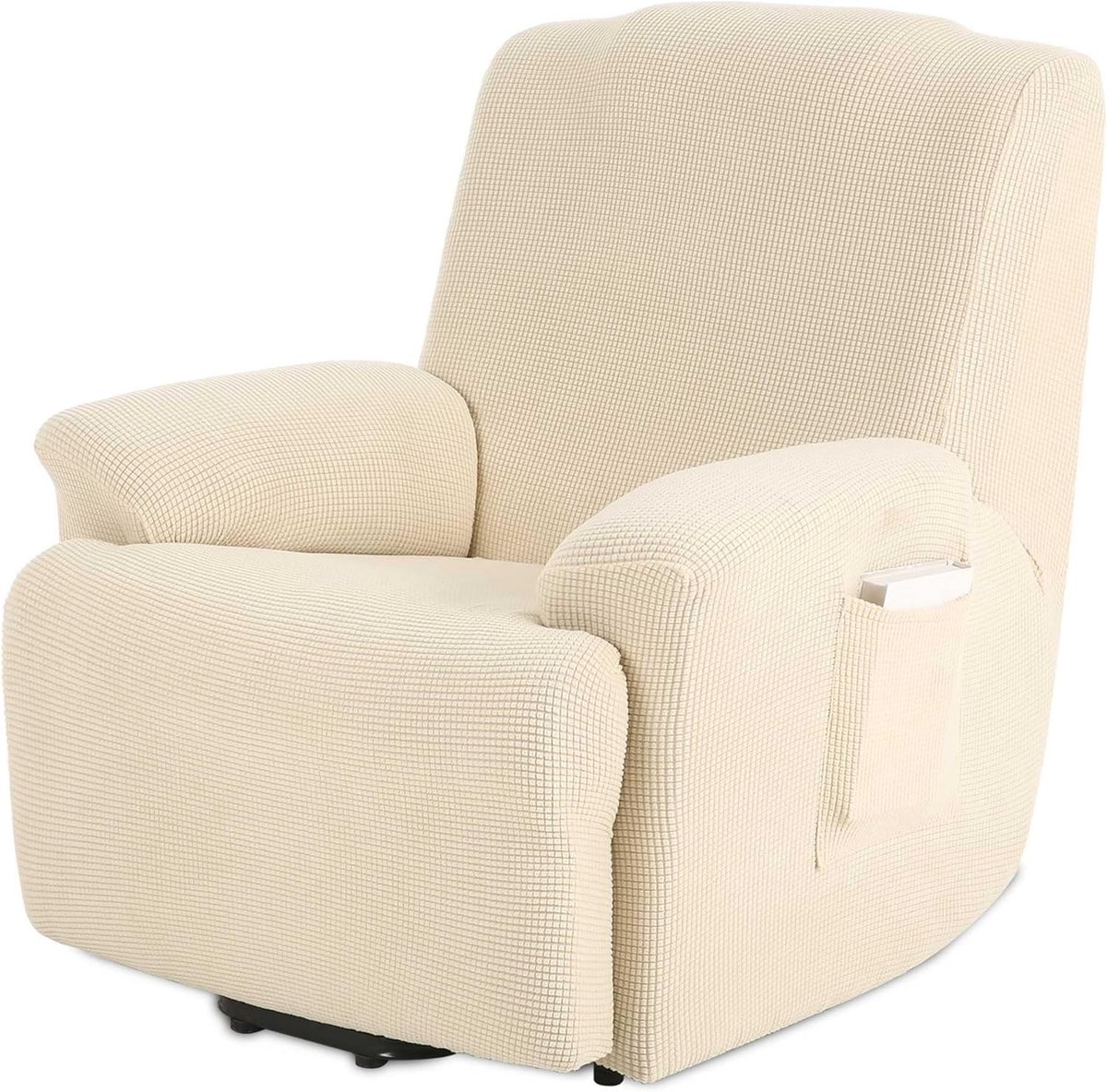 Fauteuilhoes - 1-Zits - Lvoor - Stretch Jacquard Stof - Meubelbeschermer voor Relaxfauteuil