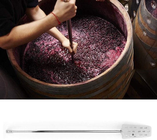 RVS Bier Mixer en Wijn Menglepel - Roestvrijstalen Paddle voor Thuisbrouwerij en Baraccessoires — afbeelding 2
