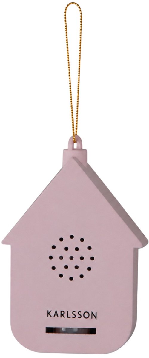 Karlsson Sound box Modern Cuckoo Mini - Zachtroze - 3x5.4x7.2cm - Scandinavisch - Polystyreen
