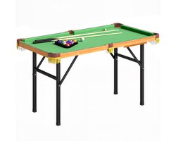 SPORTNOW Pool Table MDF, Polyester 120L x 63B x 73,5H cm Groen