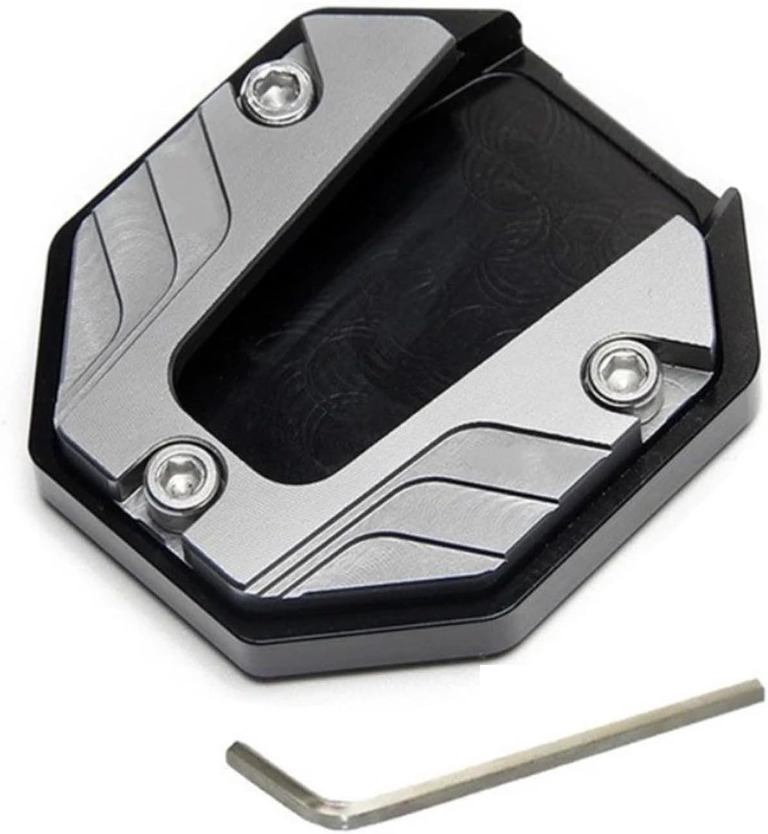 Motorcycle Stand Extender voor Verlenging van de Zijkant - Universele Voet voor Motorsteun, Stabiele Ondersteuning en Verbeterde Stabiliteit