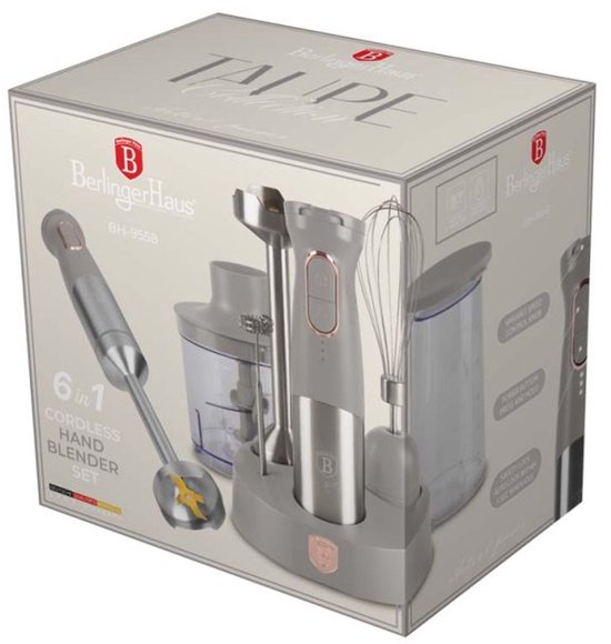 Accu-staafmixer 200 W Taupe Collection van BerlingerHaus — afbeelding 5