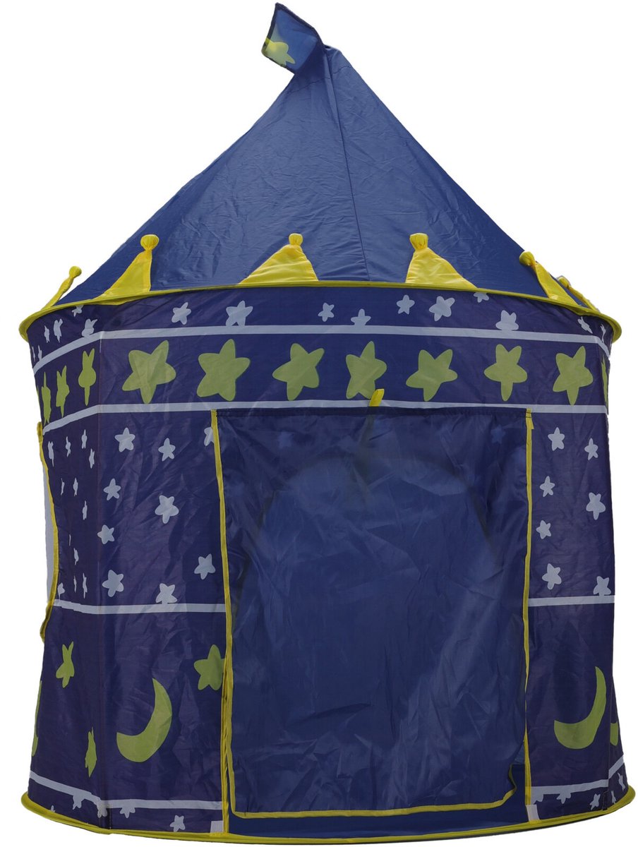 DoaBuy speeltent ridderkasteel Ø105 cm donkerblauw
