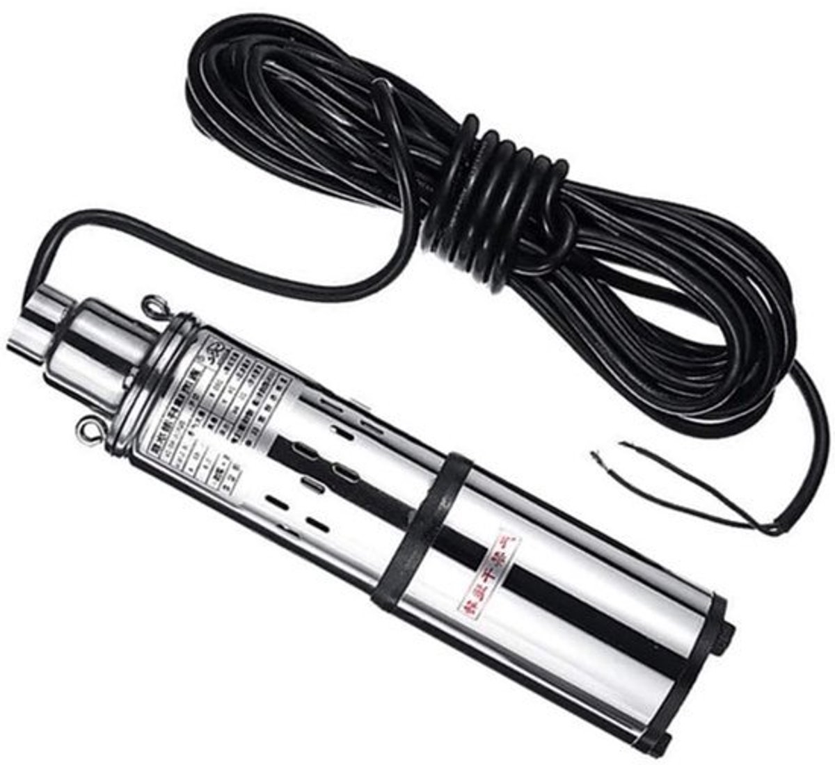 Dompelpomp 220V - Roestvrijstaal - 200 W Vermogen - 25 mm Uitlaat - Waterpomp Voor Tuin En Irrigatie