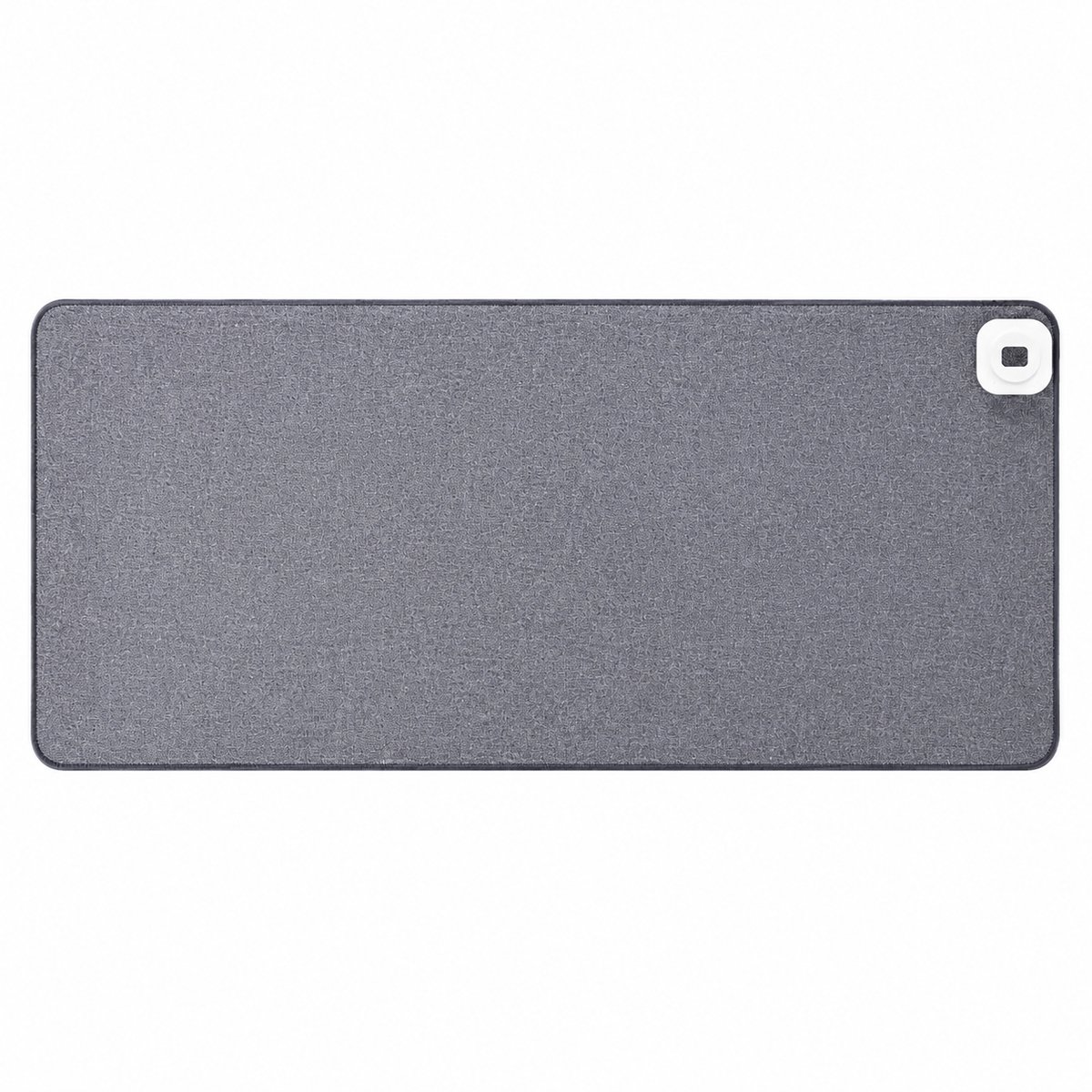 North Collective Verwarmde Muismat - Verwarmde Bureaumat - 80 x 33 cm - 6 Temperatuurstanden – 4 uur Timer - Grijs